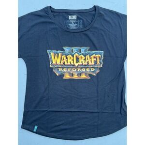 World Of Warcraft III Reforged Women's Blizzard Video Game Shirt/ Sz: Large
